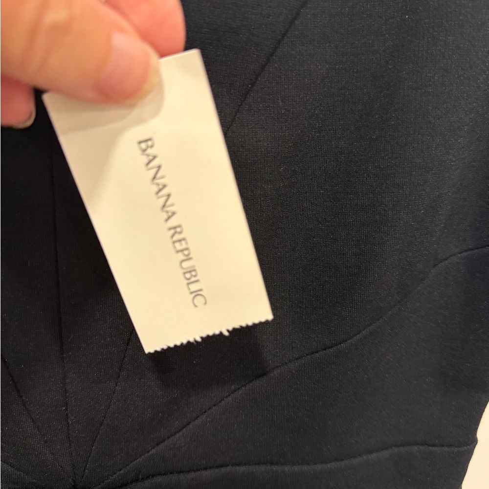 Banana Republic Black V-Neck Cocktail Dress - Picture 6 of 14